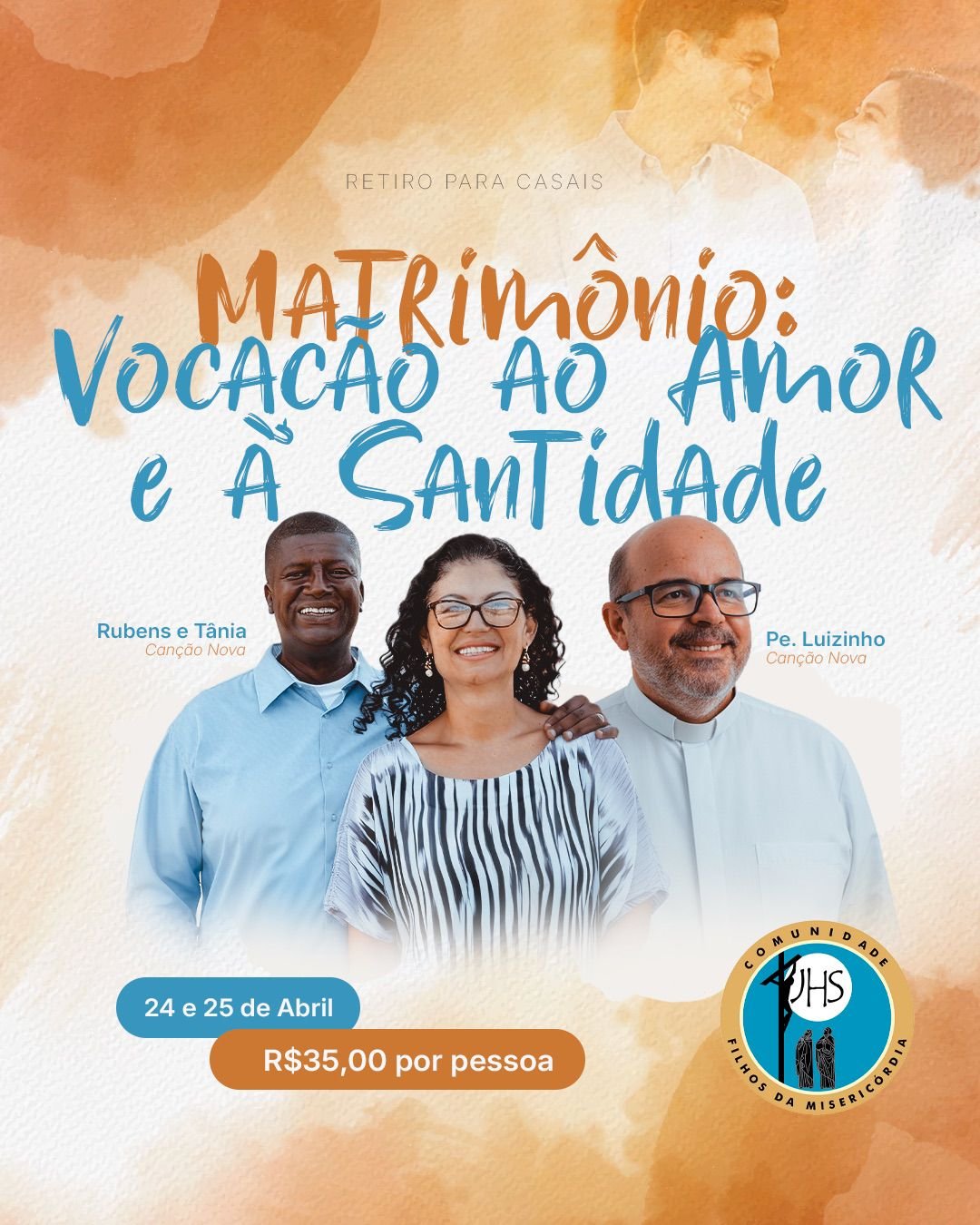 Material vocacional da Comunidade Filhos da Misericórdia